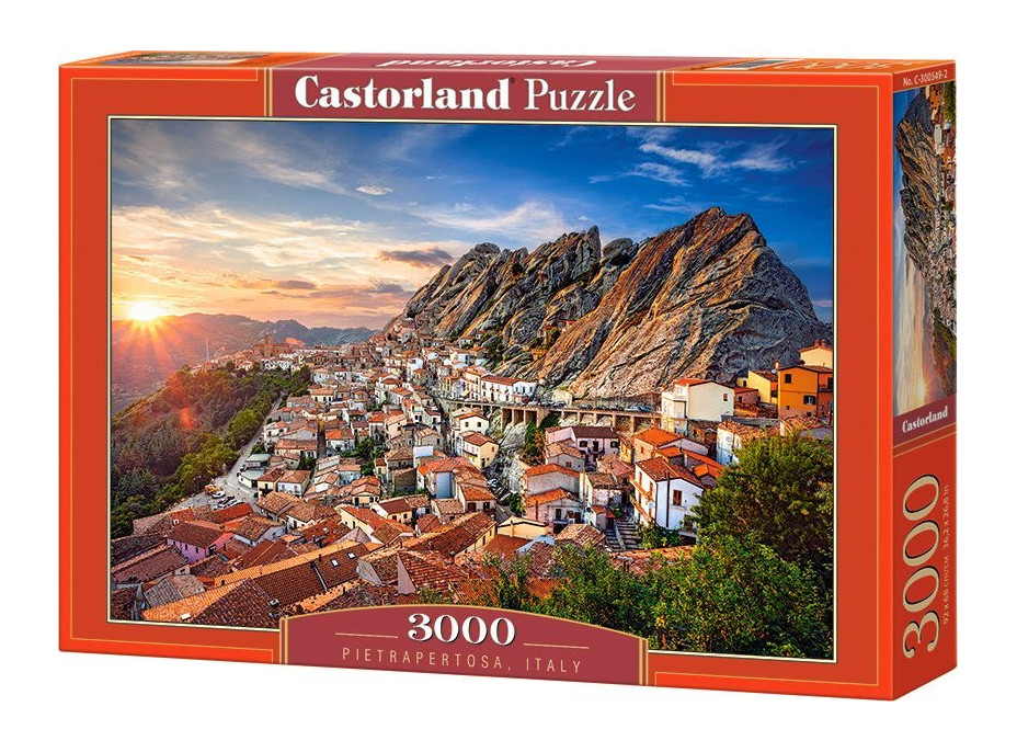 CASTORLAND Puzzle Pietrapertosa, Taliansko 3000 dielikov