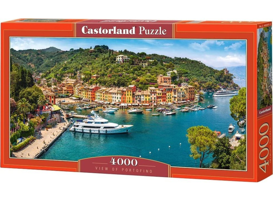 CASTORLAND Puzzle Pohľad na Portofino, Taliansko 4000 dielikov