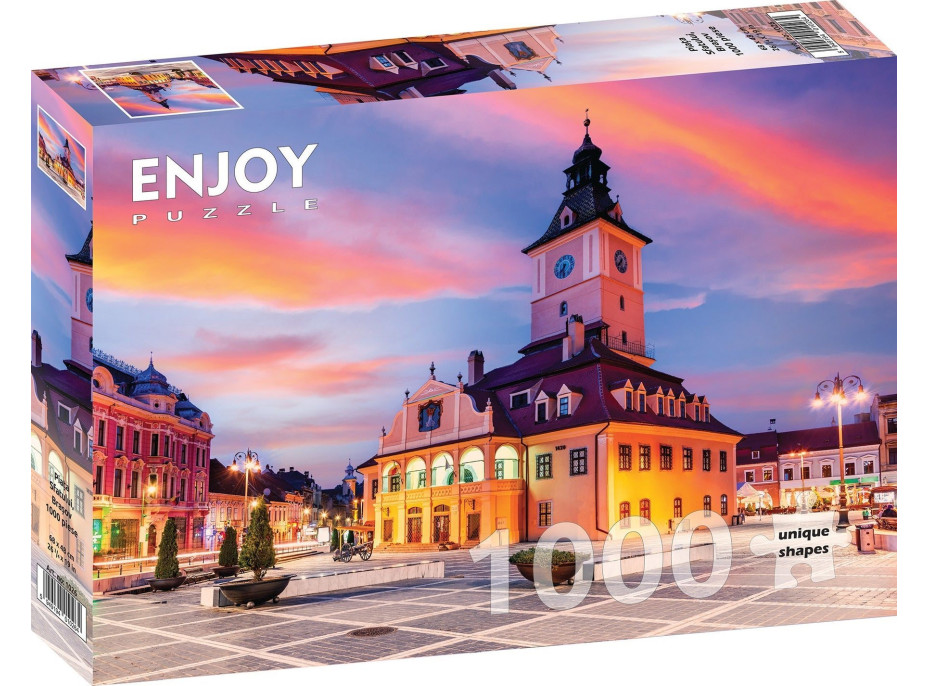 ENJOY Puzzle Radničné námestie, Brašov, Rumunsko 1000 dielikov