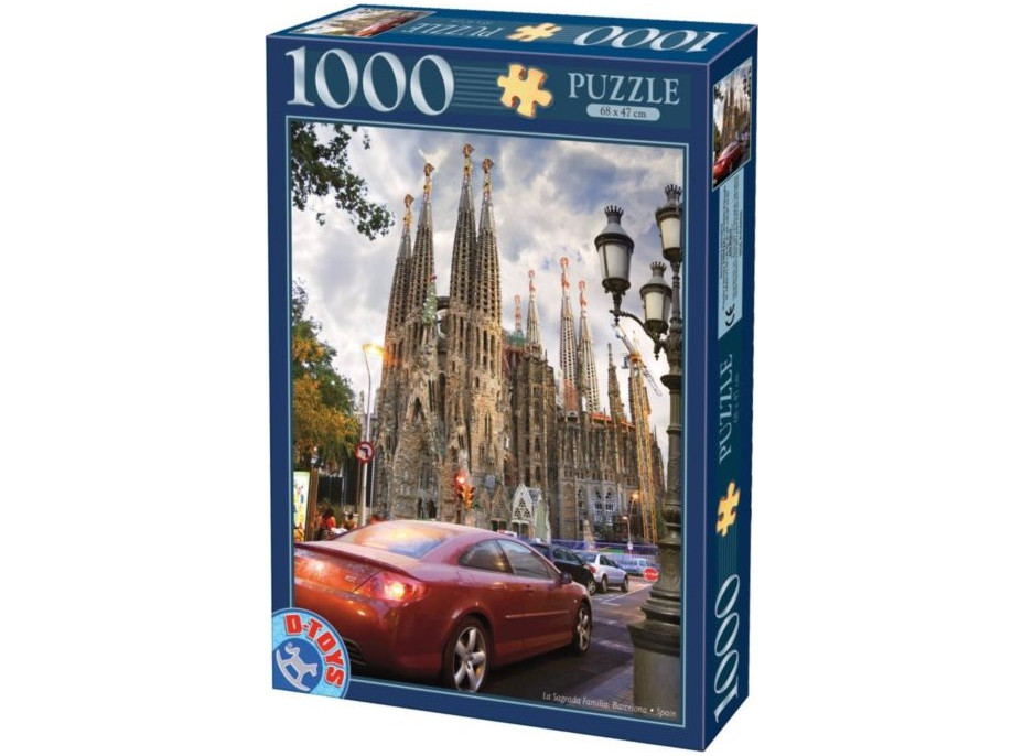 D-TOYS Puzzle Sagrada Familia, Barcelona 1000 dielikov
