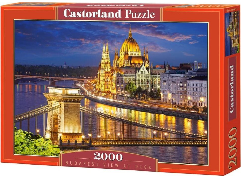 CASTORLAND Puzzle Súmrak v Budapešti 2000 dielikov