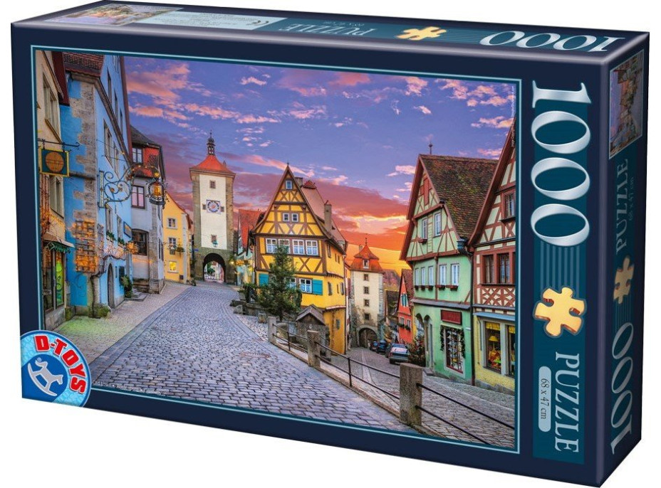 D-TOYS Puzzle Staré Mesto, Rottenburg 1000 dielikov