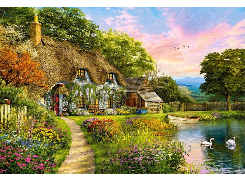 CASTORLAND Puzzle Vidiecka chalúpka 1500 dielikov