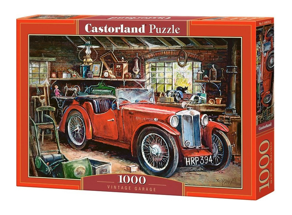 CASTORLAND Puzzle Veterán v garáži 1000 dielikov