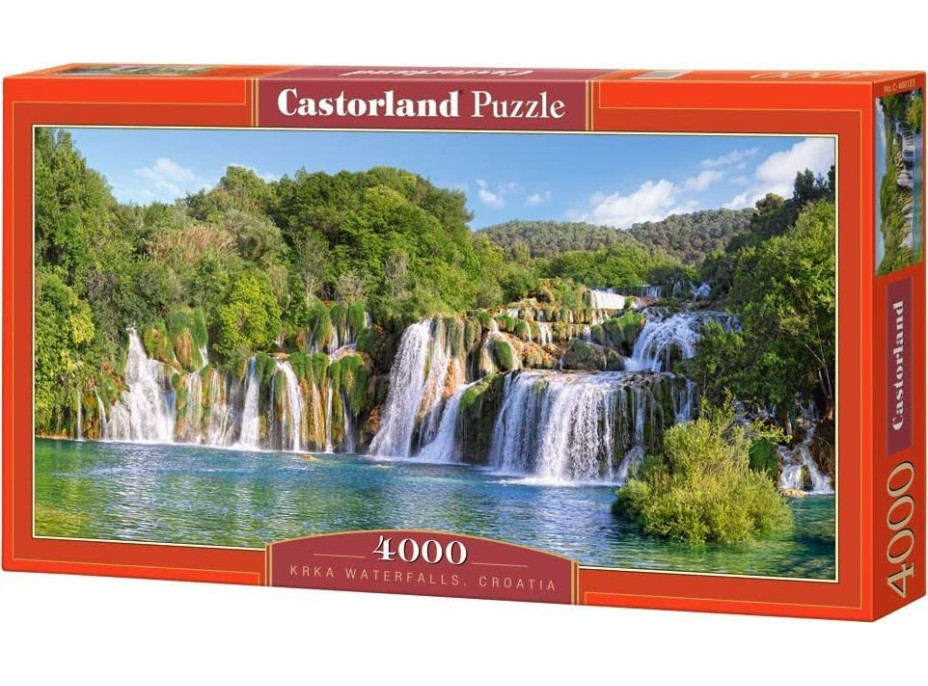 CASTORLAND Puzzle Vodopády, Národný park Krka 4000 dielikov