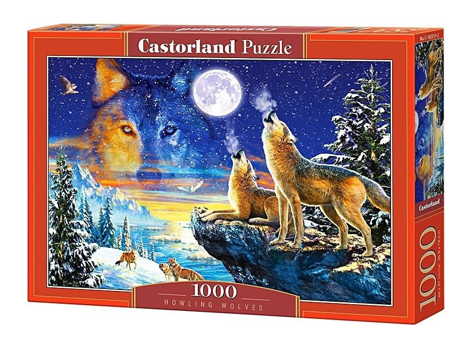 CASTORLAND Puzzle Vyjúce vlci 1000 dielikov