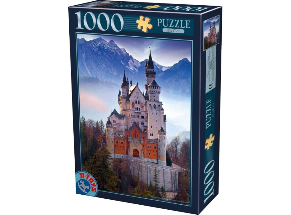 D-TOYS Puzzle Zámok Neuschwanstein, Nemecko 1000 dielikov