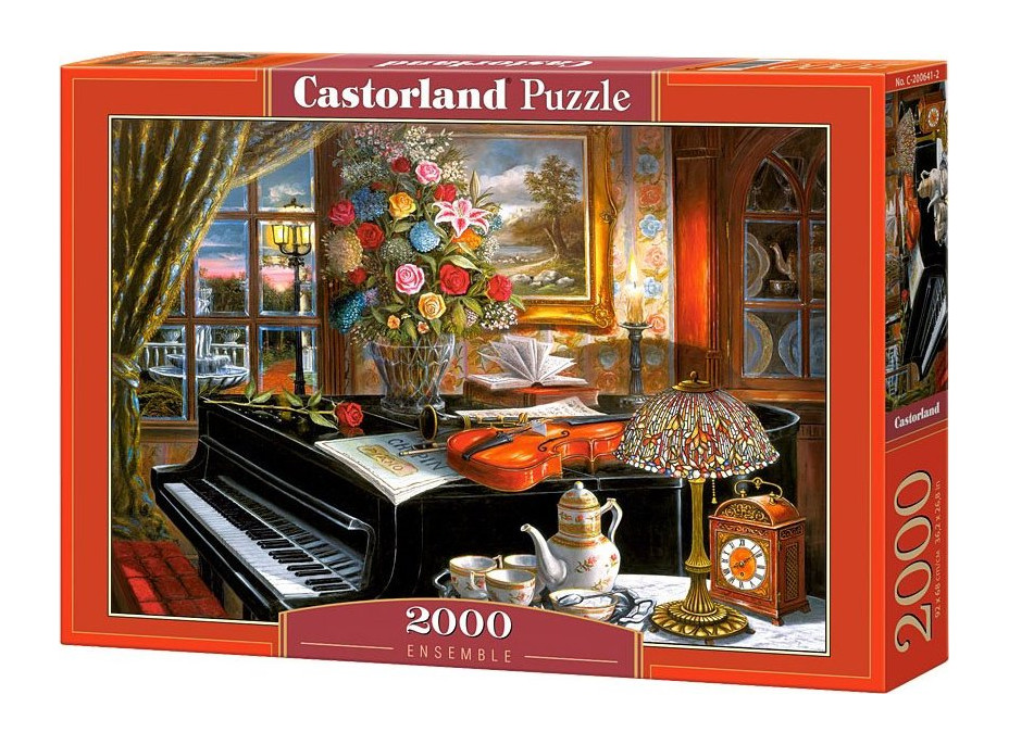 CASTORLAND Puzzle Zátišie s piánom 2000 dielikov