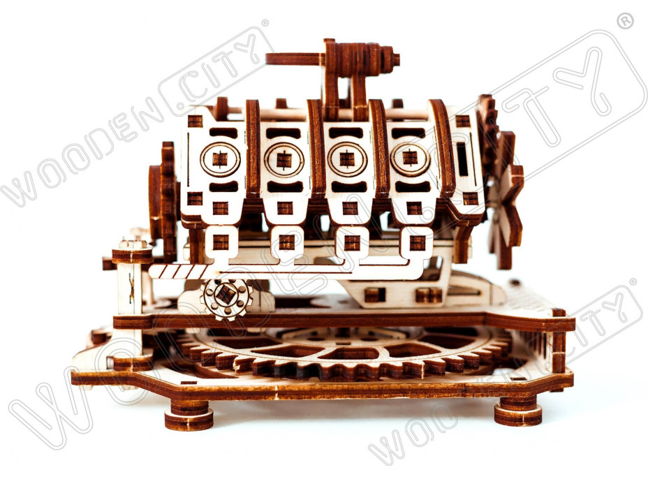 WOODEN CITY 3D puzzle Motor V8, 200 dielov