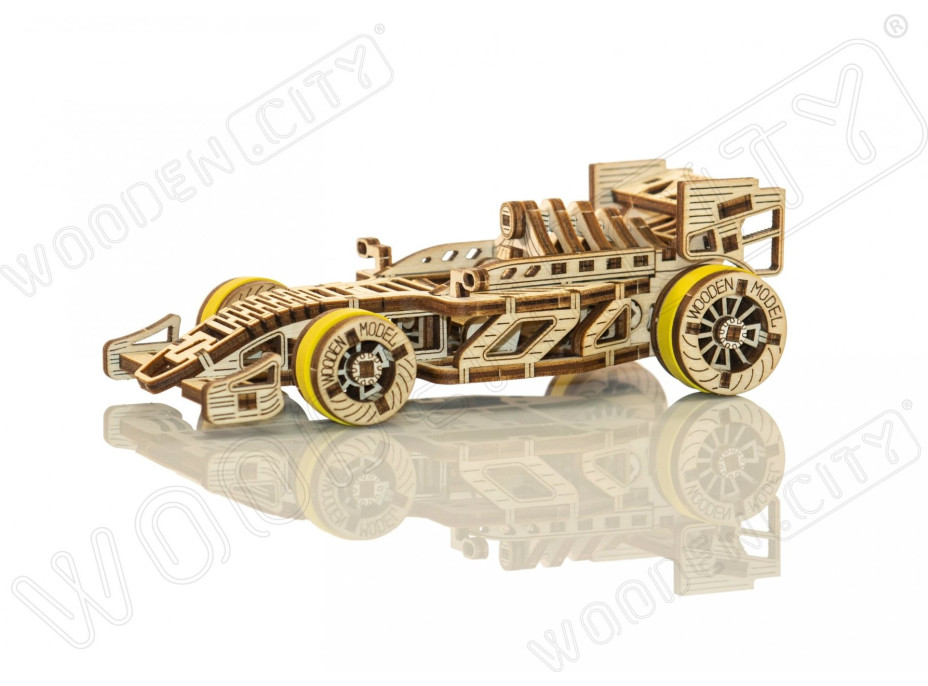 WOODEN CITY 3D puzzle Závodné vozidlo Bolid 108 dielov