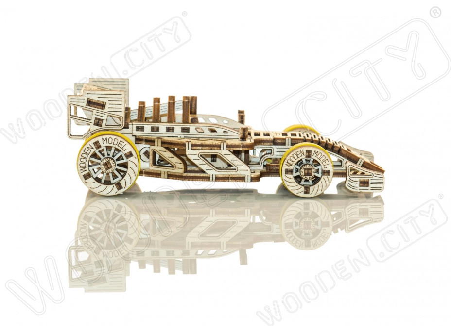 WOODEN CITY 3D puzzle Závodné vozidlo Bolid 108 dielov