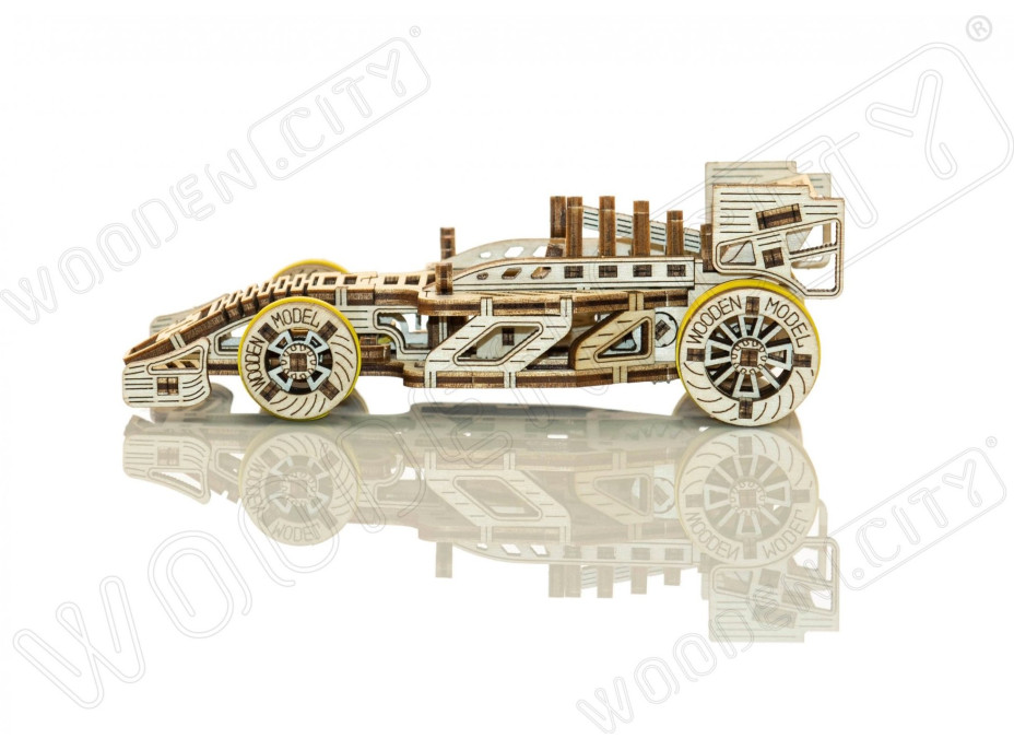 WOODEN CITY 3D puzzle Závodné vozidlo Bolid 108 dielov