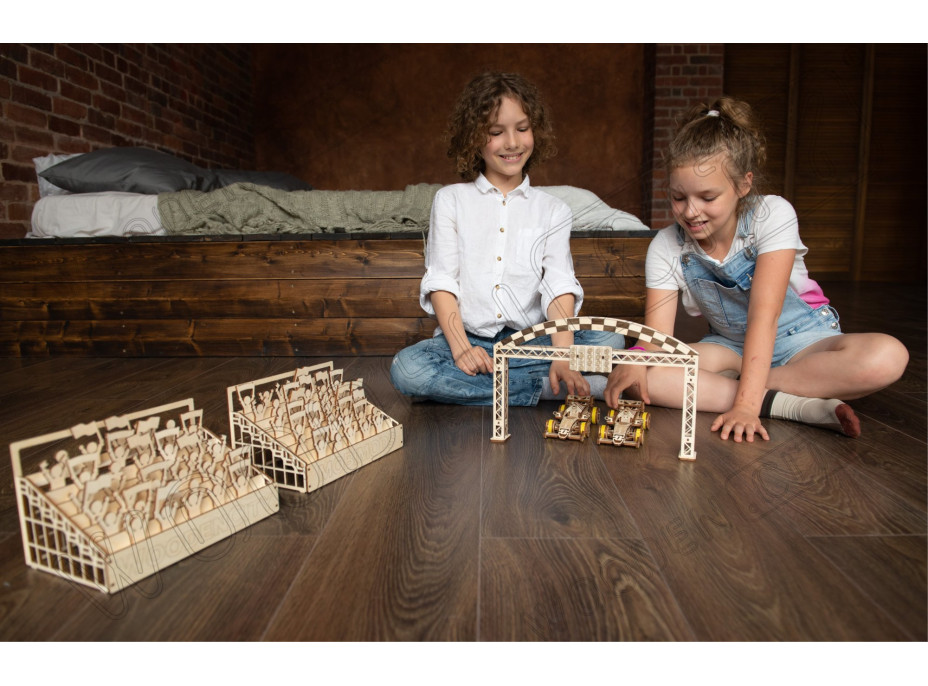 WOODEN CITY 3D puzzle Závodné vozidlo Bolid 108 dielov