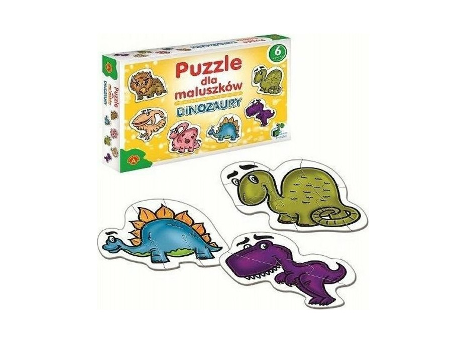 ALEXANDER Baby puzzle Dinosaury 6v1 (2-7 dielikov)