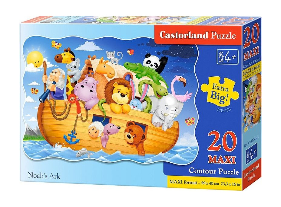 CASTORLAND Puzzle Noemova archa MAXI 20 dielikov