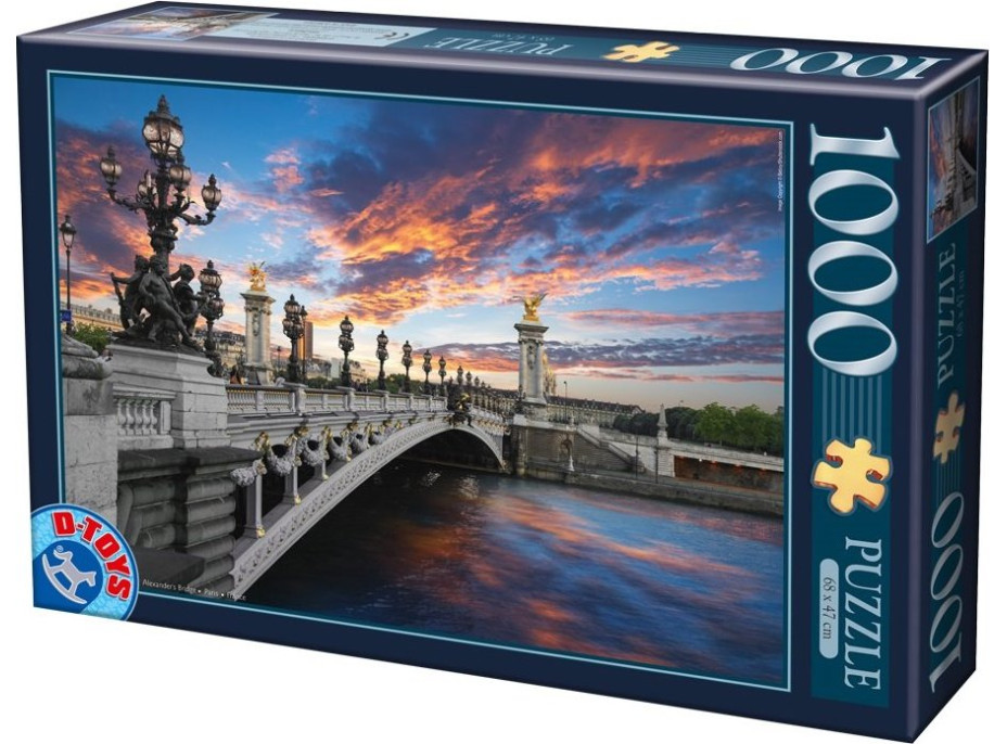 D-TOYS Puzzle Alexandrov most, Paríž 1000 dielikov