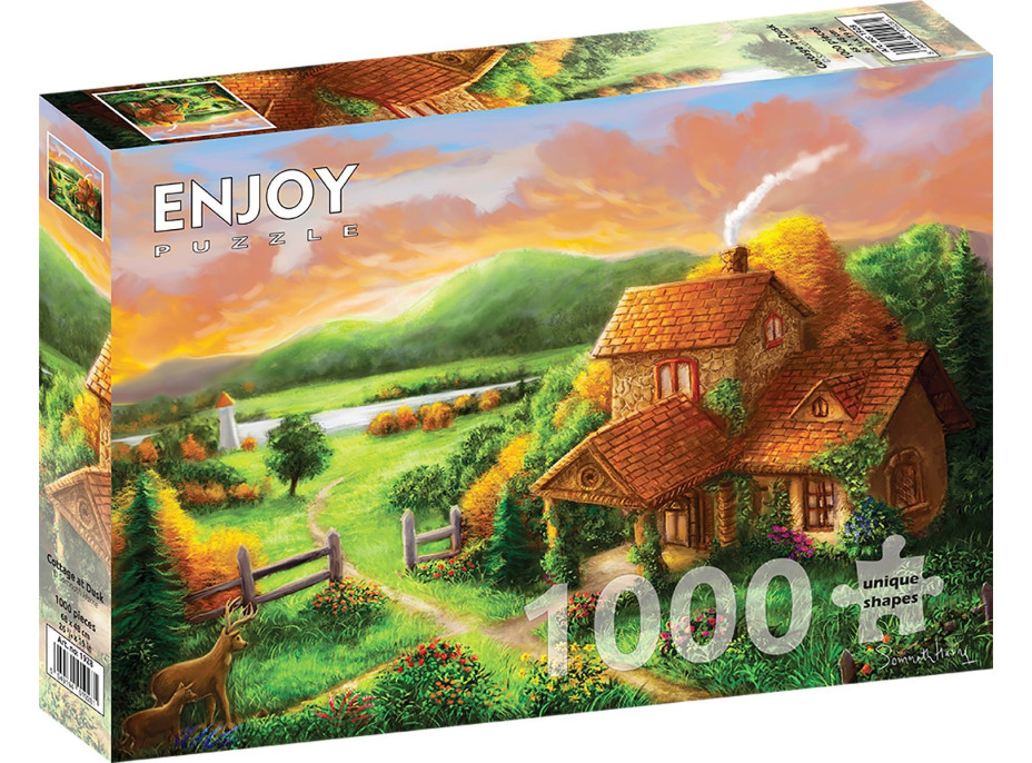 ENJOY Puzzle Chalúpka za súmraku 1000 dielikov