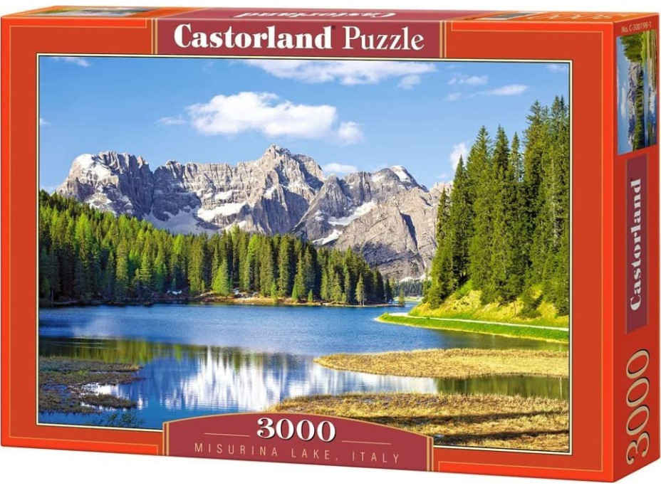 CASTORLAND Puzzle Jazero Misurina (Lago di Misurina) 3000 dielikov