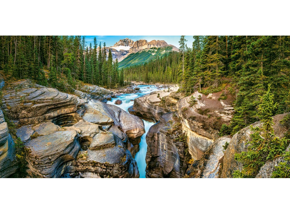 CASTORLAND Puzzle Kaňon Mistaya, Národný park Banff, Kanada 4000 dielikov