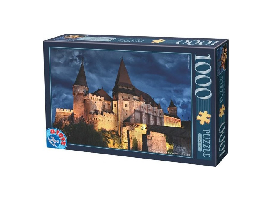 D-TOYS Puzzle Korvínov hrad v noci, Rumusko 1000 dielikov