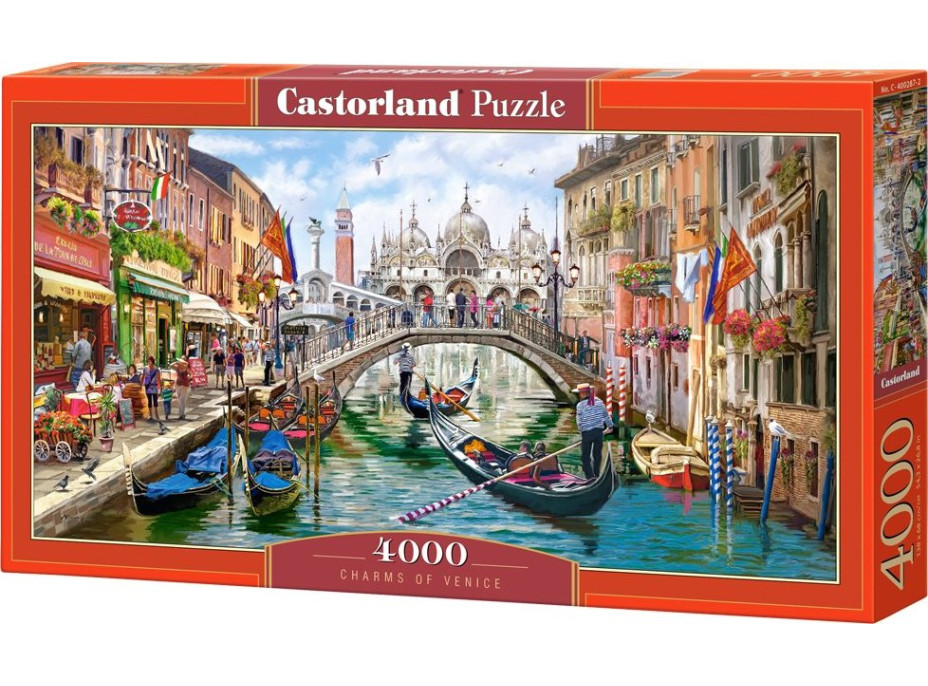 CASTORLAND Puzzle Kúzlo Benátok 4000 dielikov