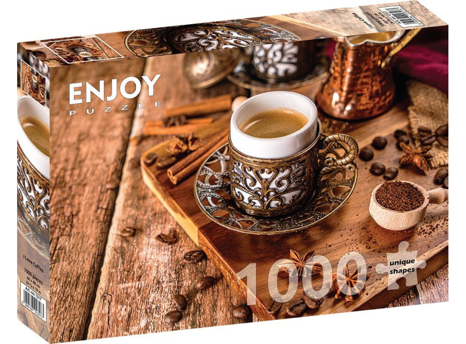 ENJOY Puzzle Milujem kávu 1000 dielikov