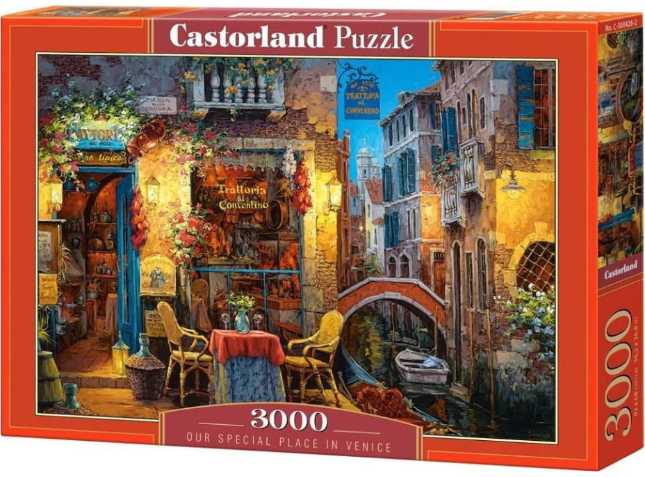 CASTORLAND Puzzle Naše miesto v Benátkach 3000 dielikov