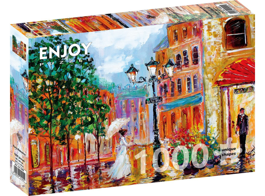 ENJOY Puzzle Parížska romanca 1000 dielikov