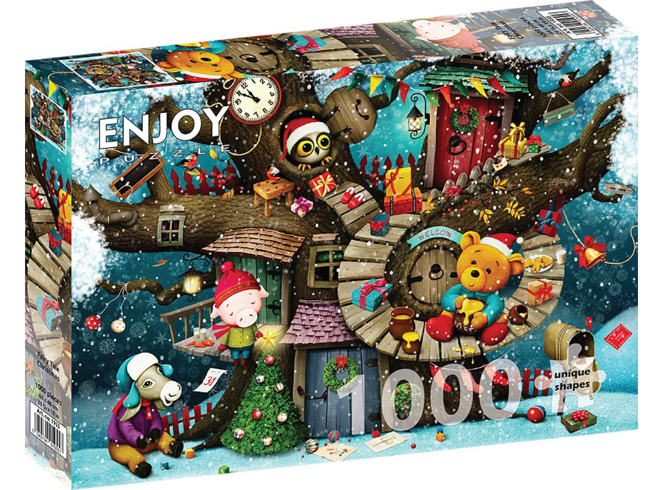 ENJOY Puzzle Rozprávkové Vianoce 1000 dielikov