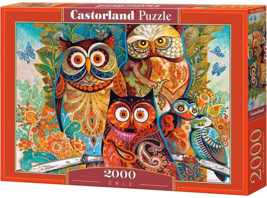 CASTORLAND Puzzle Sovy 2000 dielikov