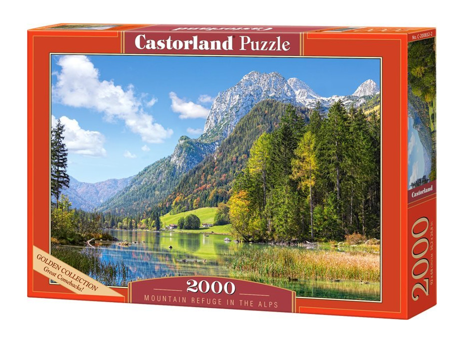 CASTORLAND Puzzle Útočisko v Alpách 2000 dielikov