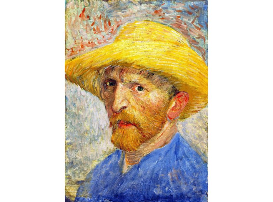 ENJOY Puzzle Vincent Van Gogh: Autoportét v slamenom klobúku 1000 dielikov