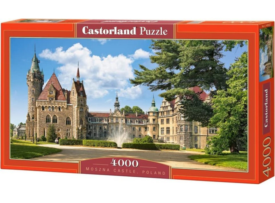 CASTORLAND Puzzle Zámok Moszna, Poľsko 4000 dielikov