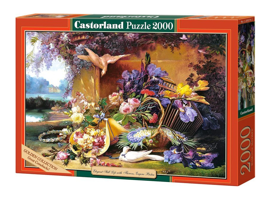 CASTORLAND Puzzle Zátišie s kvetinami 2000 dielikov