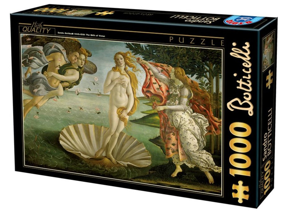 D-TOYS Puzzle Zrodenie Venuše 1000 dielikov