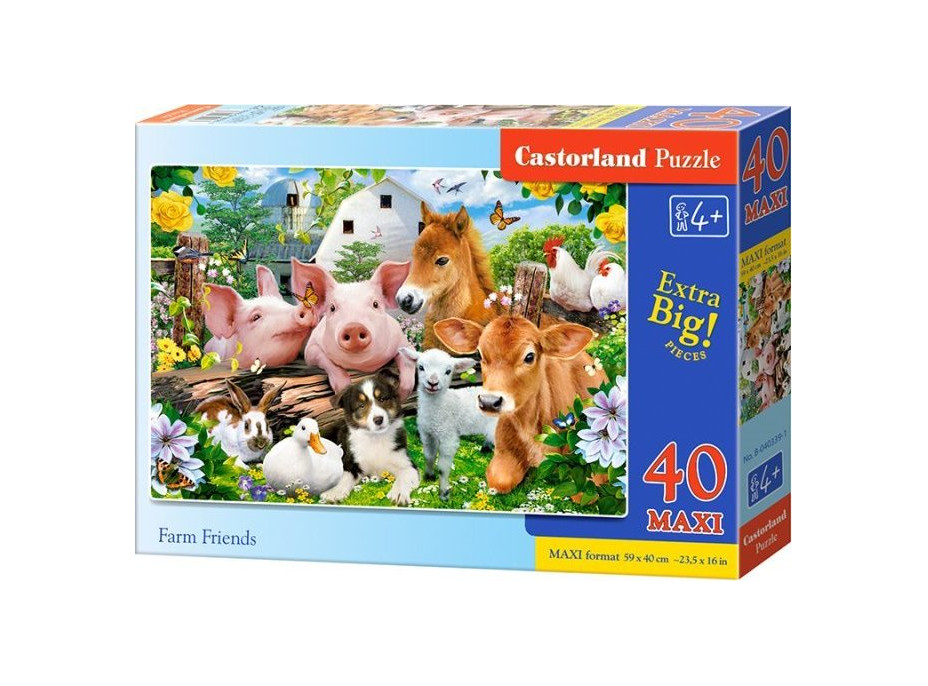 CASTORLAND Puzzle Priatelia zo statku MAXI 40 dielikov