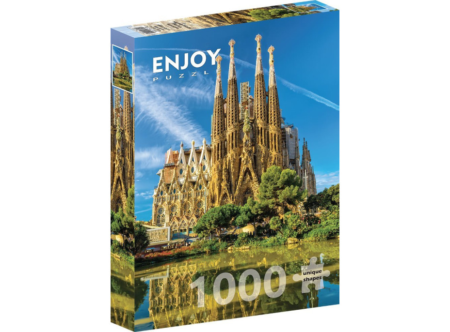 ENJOY Puzzle Bazilika Sagrada Familia, Barcelona 1000 dielikov