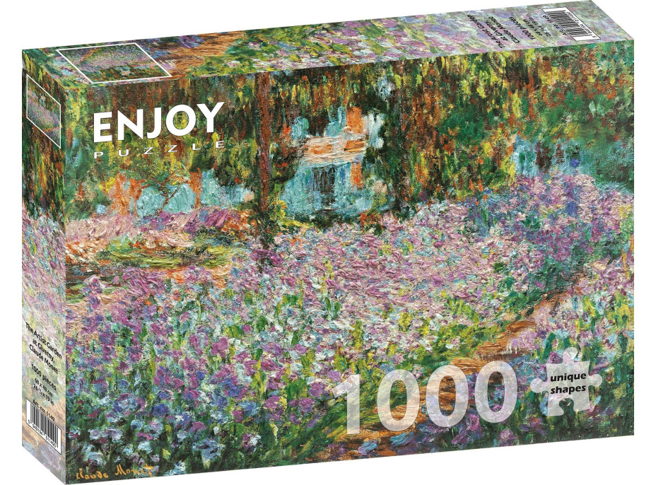 ENJOY Puzzle Claude Monet: Monetova záhrada v Giverny 1000 dielikov