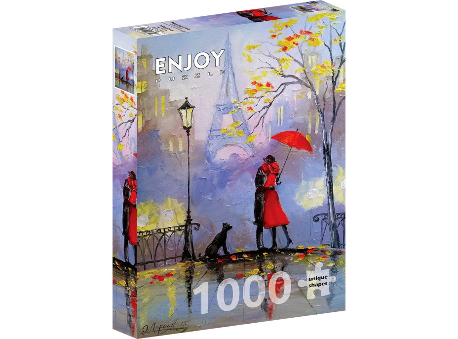 ENJOY Puzzle Daždivý deň v Paríži 1000 dielikov