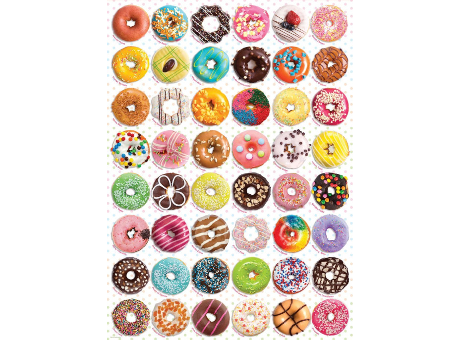 EUROGRAPHICS Puzzle Donuty 1000 dielikov