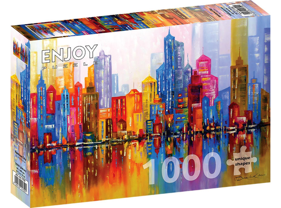 ENJOY Puzzle Dúhové mesto 1000 dielikov