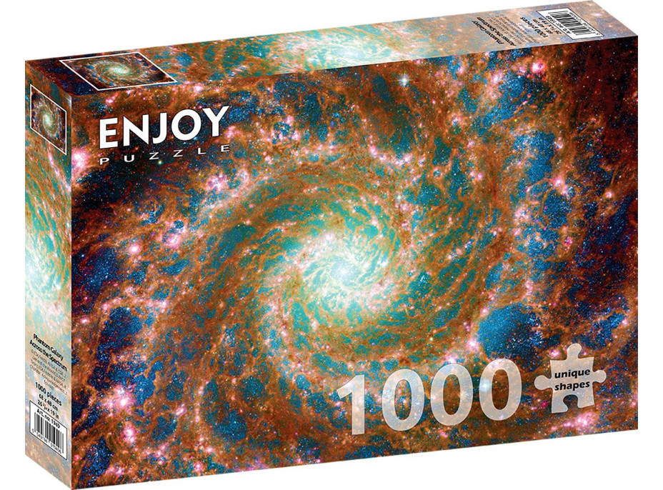 ENJOY Puzzle Prízračná galaxia naprieč spektrom 1000 dielikov