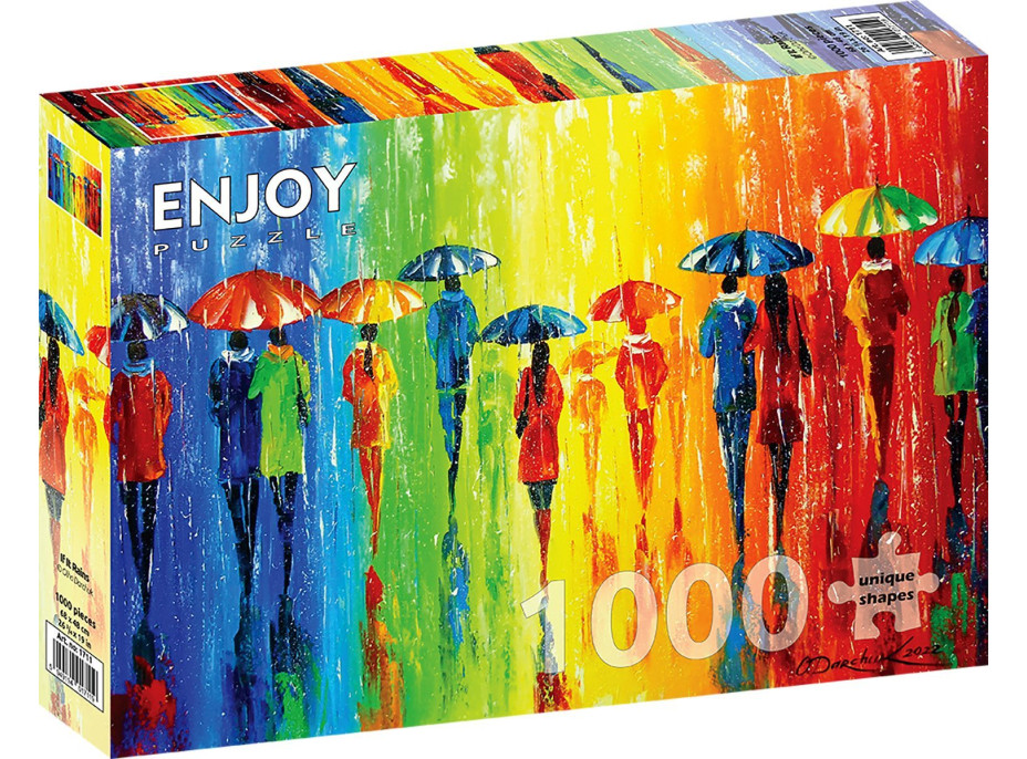 ENJOY Puzzle Keď prší 1000 dielikov