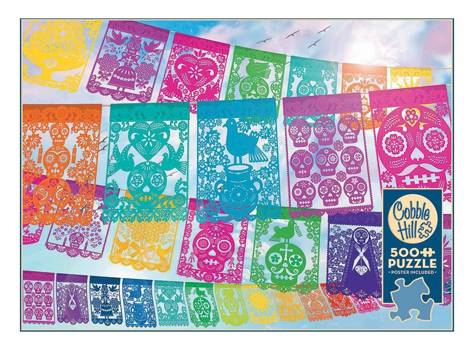 COBBLE HILL Puzzle Papel Picado 500 dielikov