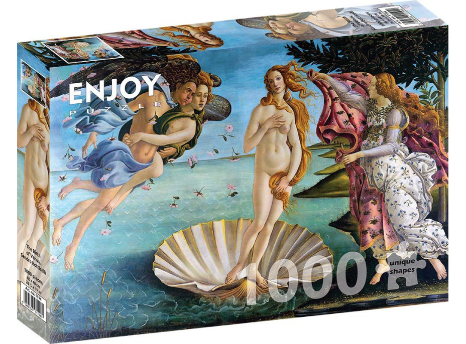 ENJOY Puzzle Sandro Botticelli: Zrodenie Venuše 1000 dielikov