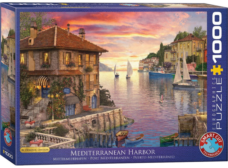 EUROGRAPHICS Puzzle Stredomorský prístav 1000 dielikov