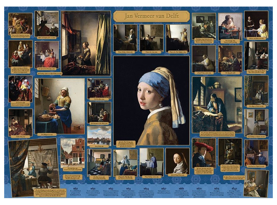 COBBLE HILL Puzzle Vermeer 1000 dielikov