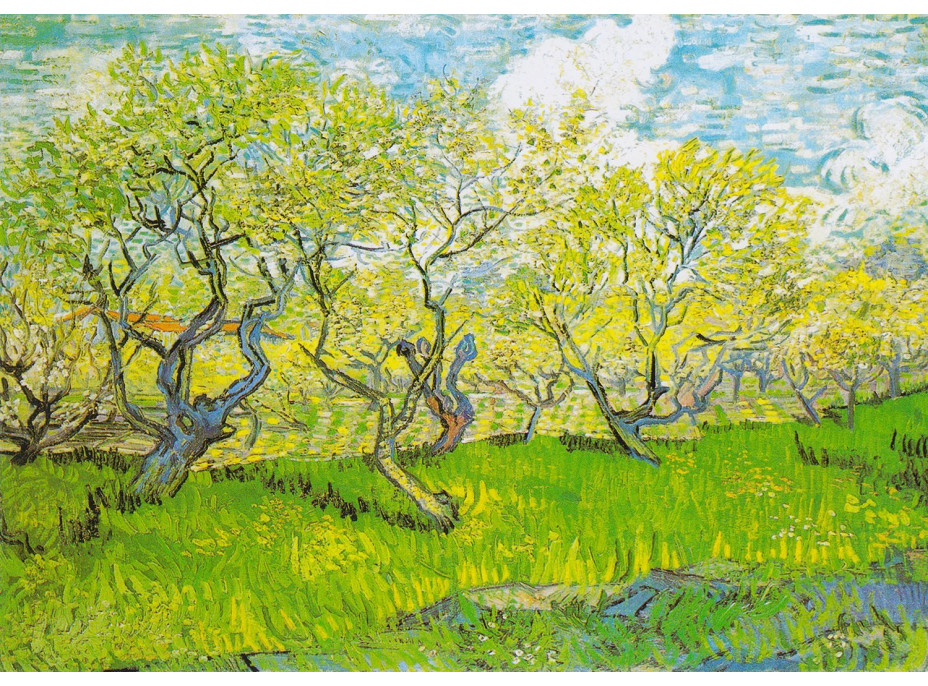 ENJOY Puzzle Vincent Van Gogh: Kvitnúce sad 1000 dielikov