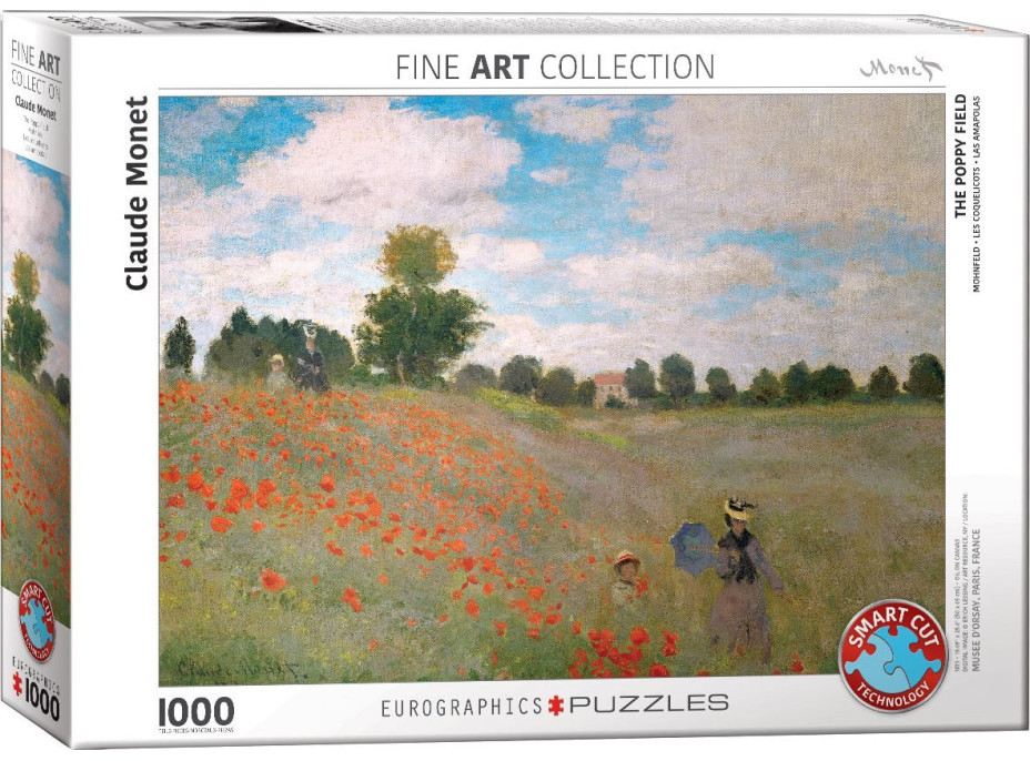 EUROGRAPHICS Puzzle Vlčie maky 1000 dielikov