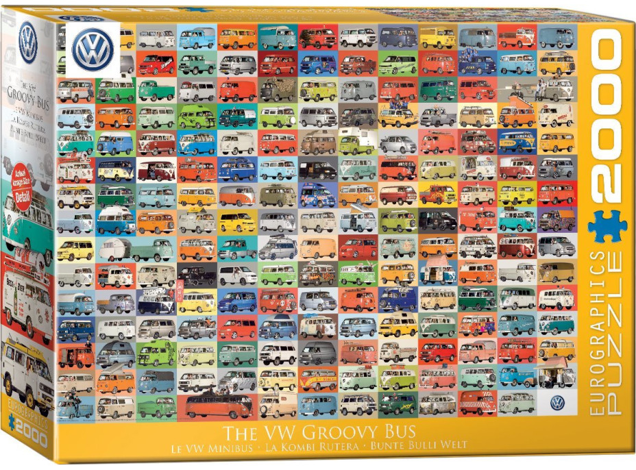 EUROGRAPHICS Puzzle VW Groovy Bus 2000 dielikov